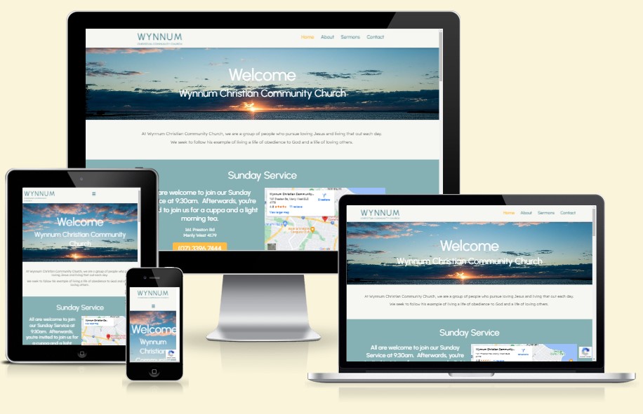 Wynnum Christian Community Church responsive